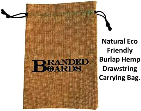 Portable Bushcraft Stainless BBQ Cooking Grill Grate, Bamboo Cutting Board, Burlap Bag, Mini Knife, Fire Starter Kits. Camping, Campfires, Backpac...